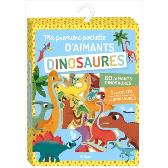 Dinosaures : ma première pochette d'aimants