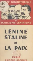 Lénine, Staline et la paix