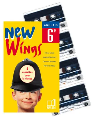 New Wings 6e, Anglais LV1 4 cassettes classe