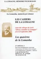 Actes du Colloque de Lavit Mieux connaître la Lomagne, 22 et 23 septembre 2001