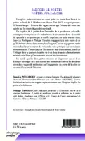 Livres Littérature et Essais littéraires Poésie Paroles de poètes, poètes sur parole Jean-Luc Pouliquen, Philippe Tancelin
