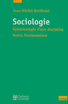 Sociologie, Epistemiologie d'une discipline