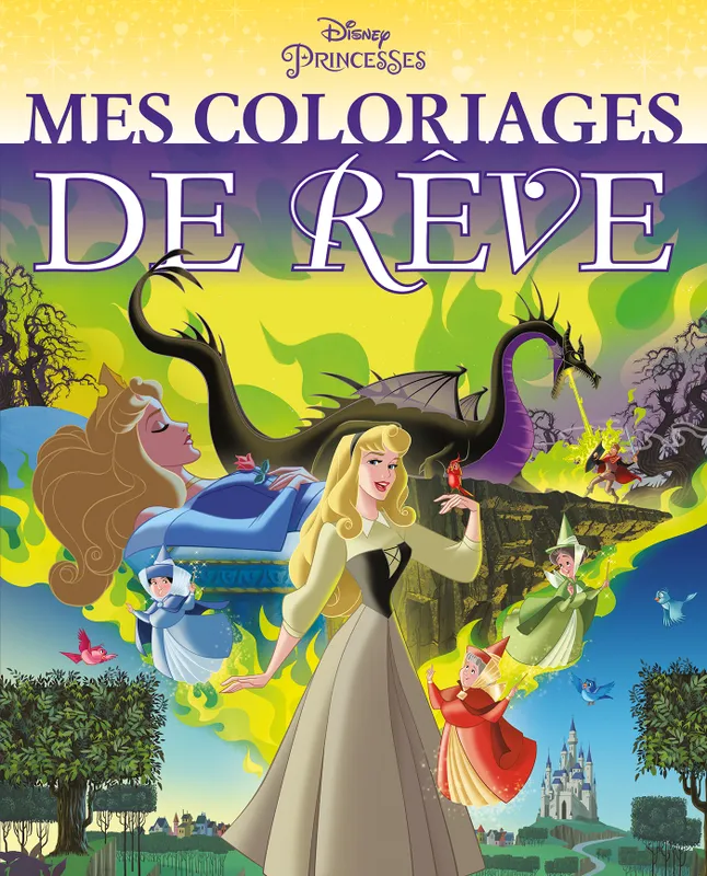 Jeux et Jouets Loisirs créatifs Coloriage DISNEY PRINCESSES - Mes Coloriages de Rêve - Princesses COLLECTIF