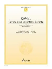 Pavane pour une infante défunte, trumpet in Bb and piano.