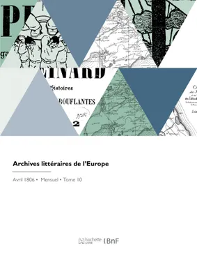 Archives littéraires de l'Europe
