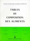 TABLE DE COMPOSITION DES ALIMENTS