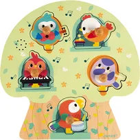 Puzzle musical - Les oiseaux en fête