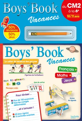 Boys' Book Vacances - Du CM2 à la 6e