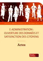 E-administration : ouverture des données et satisfaction des citoyens