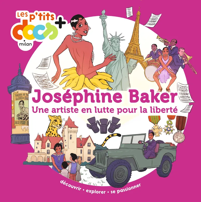 Jeux et Jouets Livres Livres pour les  6-9 ans Documentaires Vie quotidienne et société Joséphine Baker, Une artiste en lutte pour la liberté Stéphanie Ledu