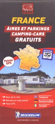 18155, FRANCE - AIRES /PARKINGS/CAMPING-CARS 1/1 000 000