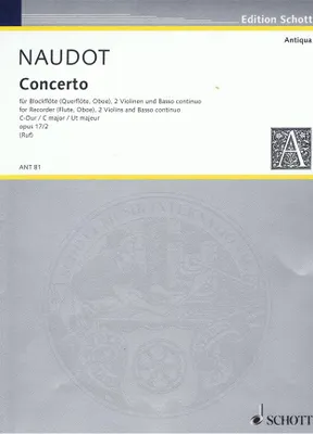 Concerto C major, op. 17/2. recorder (alto/soprano), 2 violins and basso continuo.
