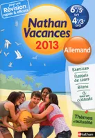 Nathan Vacances Allemand - De la 6e vers la 5e LV1 - de la 4e vers la 3e LV2