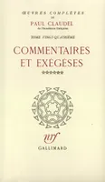 Œuvres complètes (Tome 24-Commentaires et exégèses, VI), Commentaires et exégèses, VI