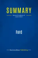 Summary: Ford, Review and Analysis of Lacey's Book