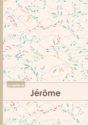 Le carnet de Jérôme - Lignes, 96p, A5 - Poissons