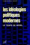 Les idéologies politiques modernes, le temps de Hegel
