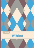 Le carnet de Wilfried - Lignes, 96p, A5 - Jacquard Bleu Gris Taupe
