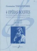 4 opéras bouffes, Petite histoire lyrique de l'art français, du style galant au style méchant