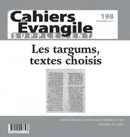Cahiers Evangile - Supplément - N° 198 Les targums, textes choisis