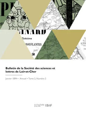 Bulletin de la Société des sciences et lettres de Loir-et-Cher