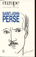 Saint-John Perse, numéro 799-800