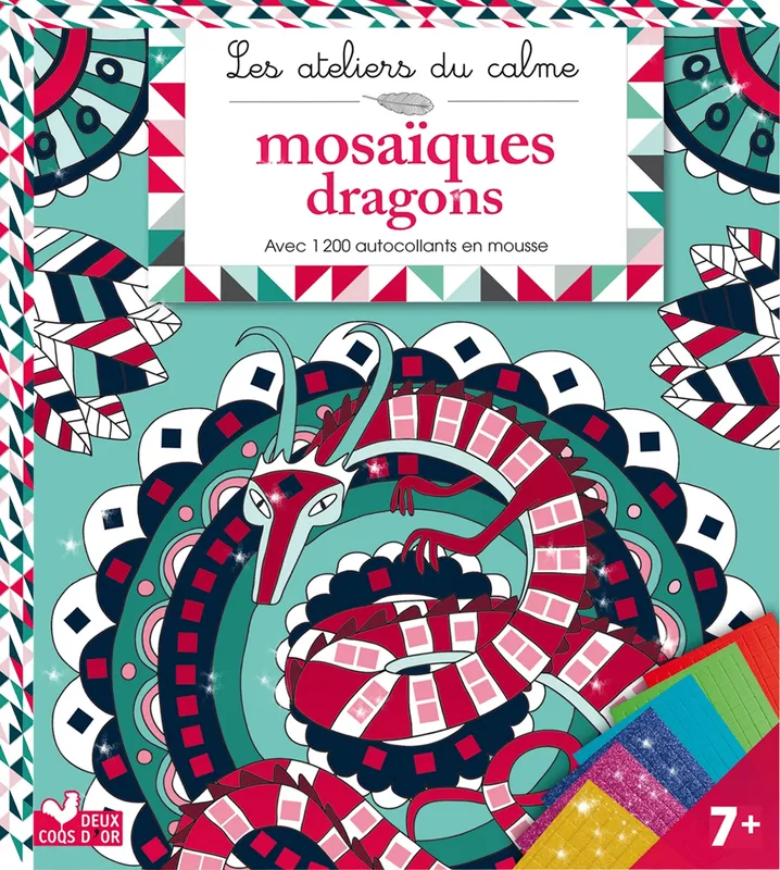 mosaiques dragons - pochette avec accessoire Marc Etienne Peintre