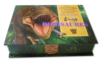Dinosaures - Le coffret de tous les secrets, un kit de paléontologie, des moules, du plâtre et de la peinture, les ultimes secrets des dinosaures