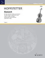 Concerto C Major, viola, strings, 2 oboes and 2 horns in C. Réduction pour piano avec partie soliste.