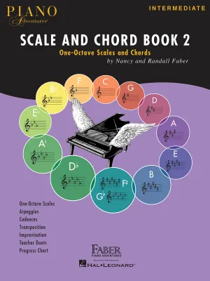 Piano Adventures Scale and Chord Book 2, One-Octave Scales and Chords