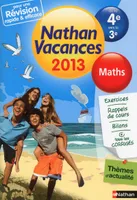 Nathan Vacances Maths -De la 4e vers la 3e