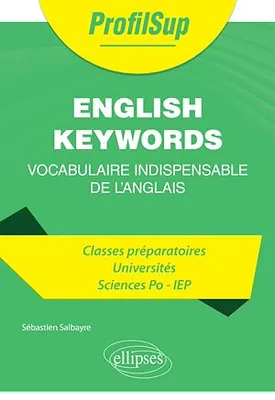 English keywords, Vocabulaire indispensable de l'anglais