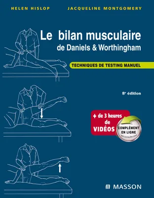Le bilan musculaire de Daniels & Worthingham / technique de testing musculaire, technique de testing manuel