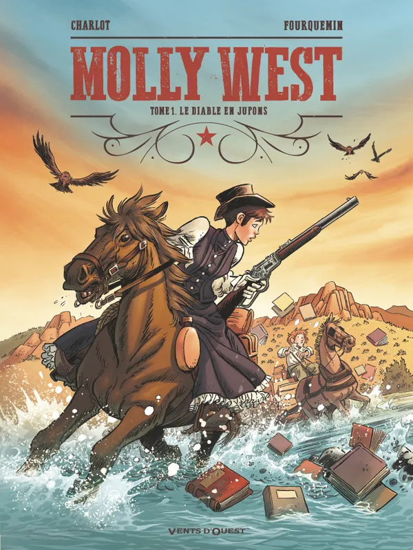 Livres BD BD adultes 1, Molly West - Tome 01, Le Diable en jupons Xavier Fourquemin