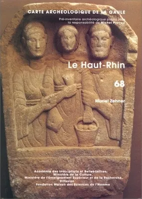 Carte archéologique de la Gaule. [Nouvelle série], 68, Carte archéologique de la Gaule, 68. Haut-Rhin