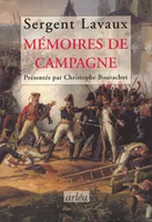 Mémoire de campagne, 1793-1814