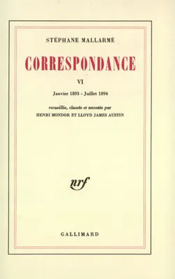 Correspondance (Tome 6-Janvier 1893 - Juillet 1894), Janvier 1893 - Juillet 1894