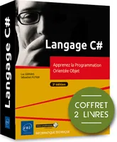 Langage C# - Coffret de 2 livres : Apprenez la Programmation Orientée Objet (3e édition)