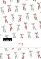 Le cahier d'Iris - Blanc, 96p, A5 - Ballerine