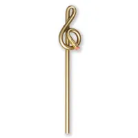 Pencil G-clef gold, Gold
