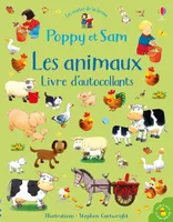 POPPY ET SAM - LES ANIMAUX - LIVRE D'AUTOCOLLANTS