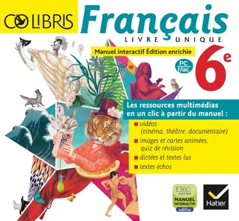 Colibris Français 6e éd. 2014 - Manuel interactif enrichi version enseignant (Clé USB)