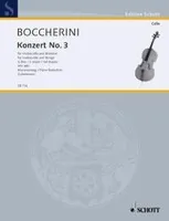 Concerto No. 3 in G Major, WV 480. cello and string orchestra. Réduction pour piano avec partie soliste.