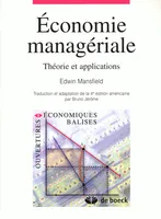 Économie managériale, théorie et applications