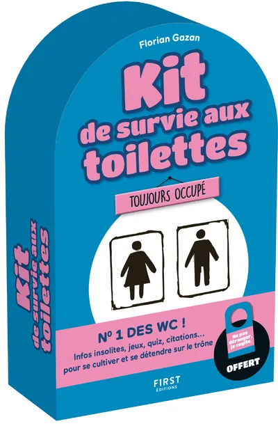 Livres Loisirs Humour Kit de survie aux toilettes NE Florian Gazan