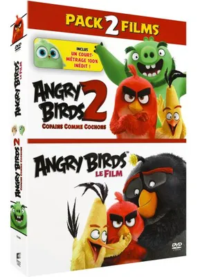Coffret Angry Birds + Angry Birds 2 : Copains comme cochons - DVD (2016)