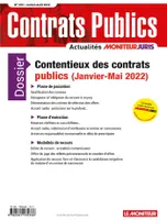 ACCP  n° 233 juillet aout 2022, Contrats publics  L'actualité de la commande et des contrats publics