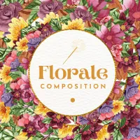 Livre de coloriage floral anti-stress pour adultes, 50 illustrations de compositions florales apaisantes
