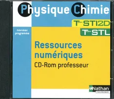 Physique-Chimie Terminales STI2D - STL - CD-Rom Ressources numériques Vidéo