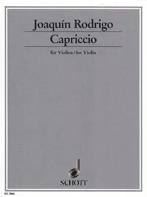 Capriccio, (Ofrenda a Pablo Sarasate). violin.